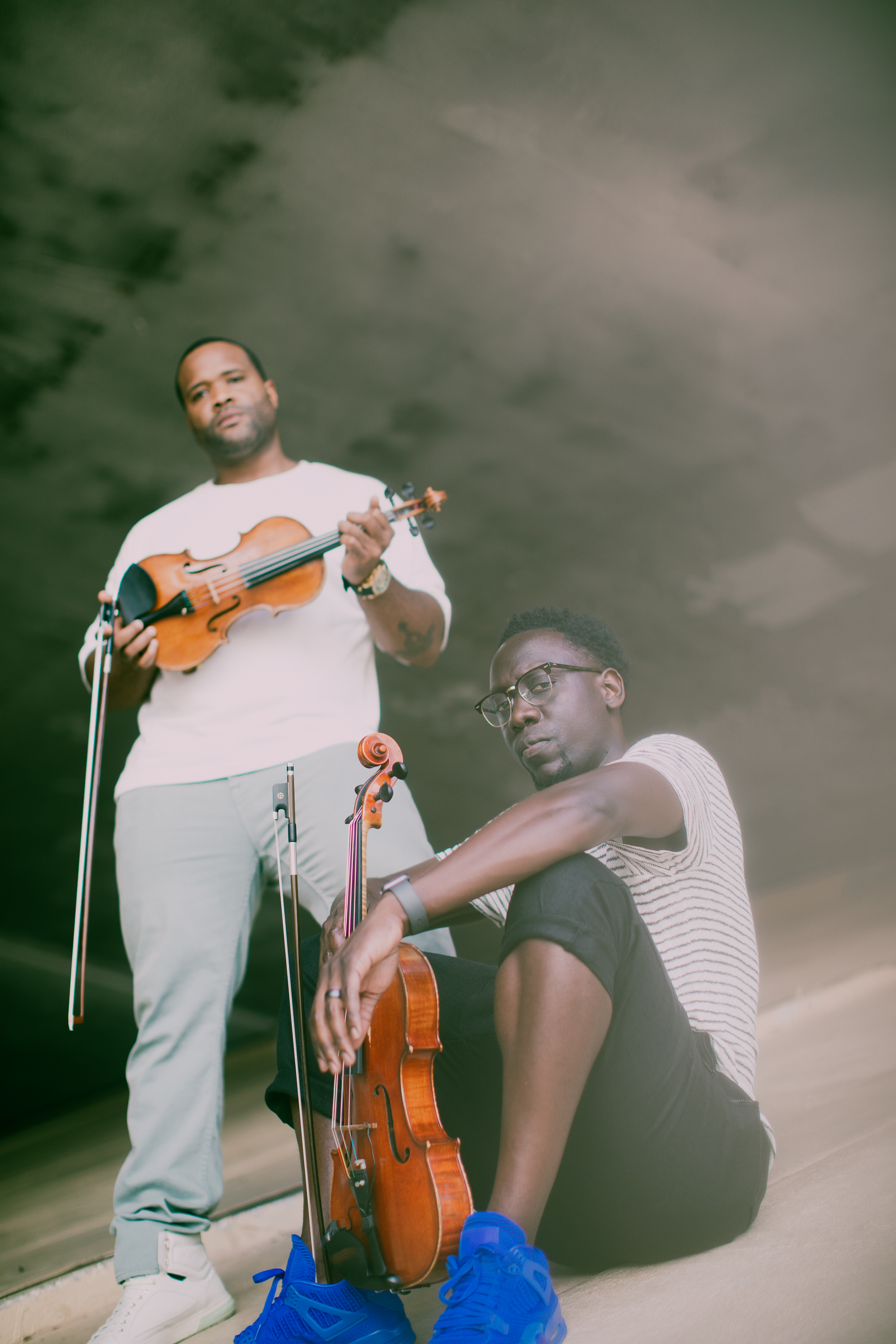 Wil Baptisite and Kev Marcus of Black Violin. Photo credit - Mark Clennon