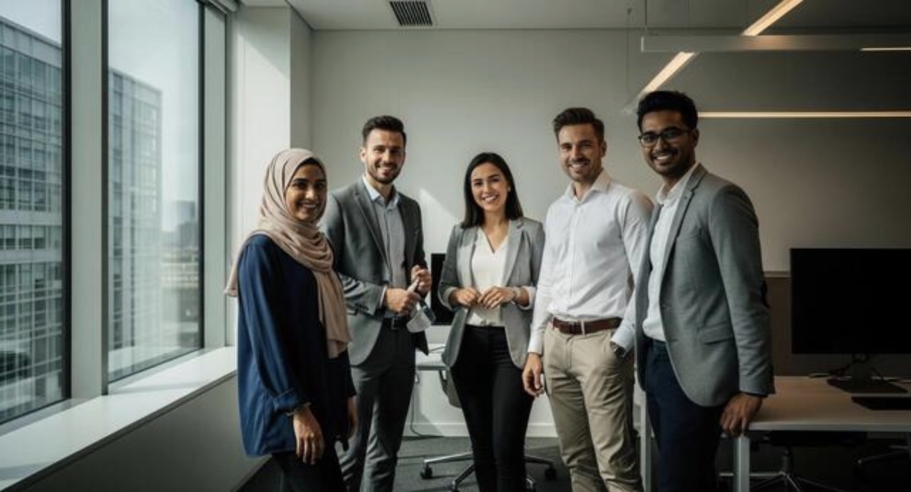 Arab Business Team stock photo courtesy of Vecteezy