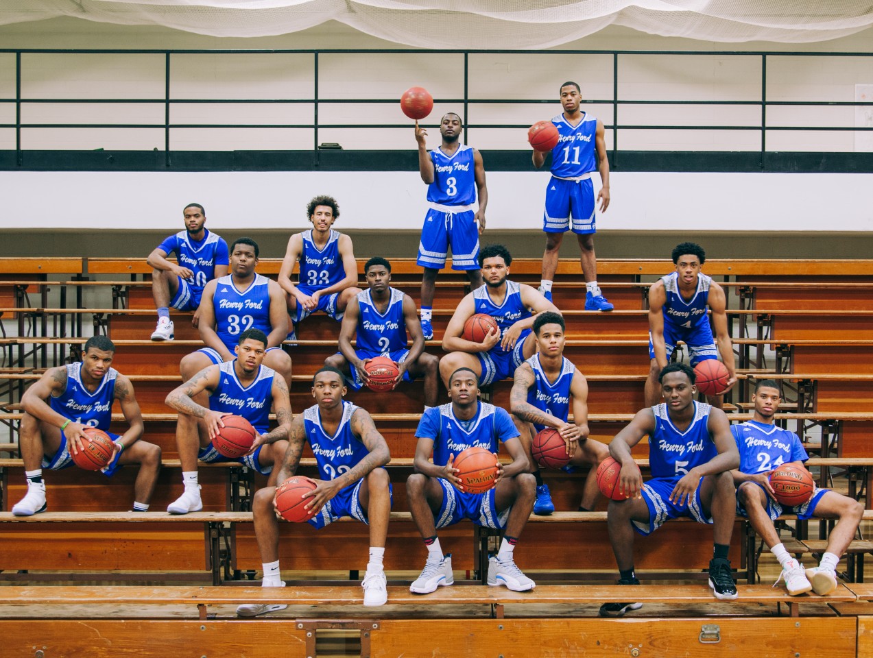 Photo of HFC's Men's Basketball Team