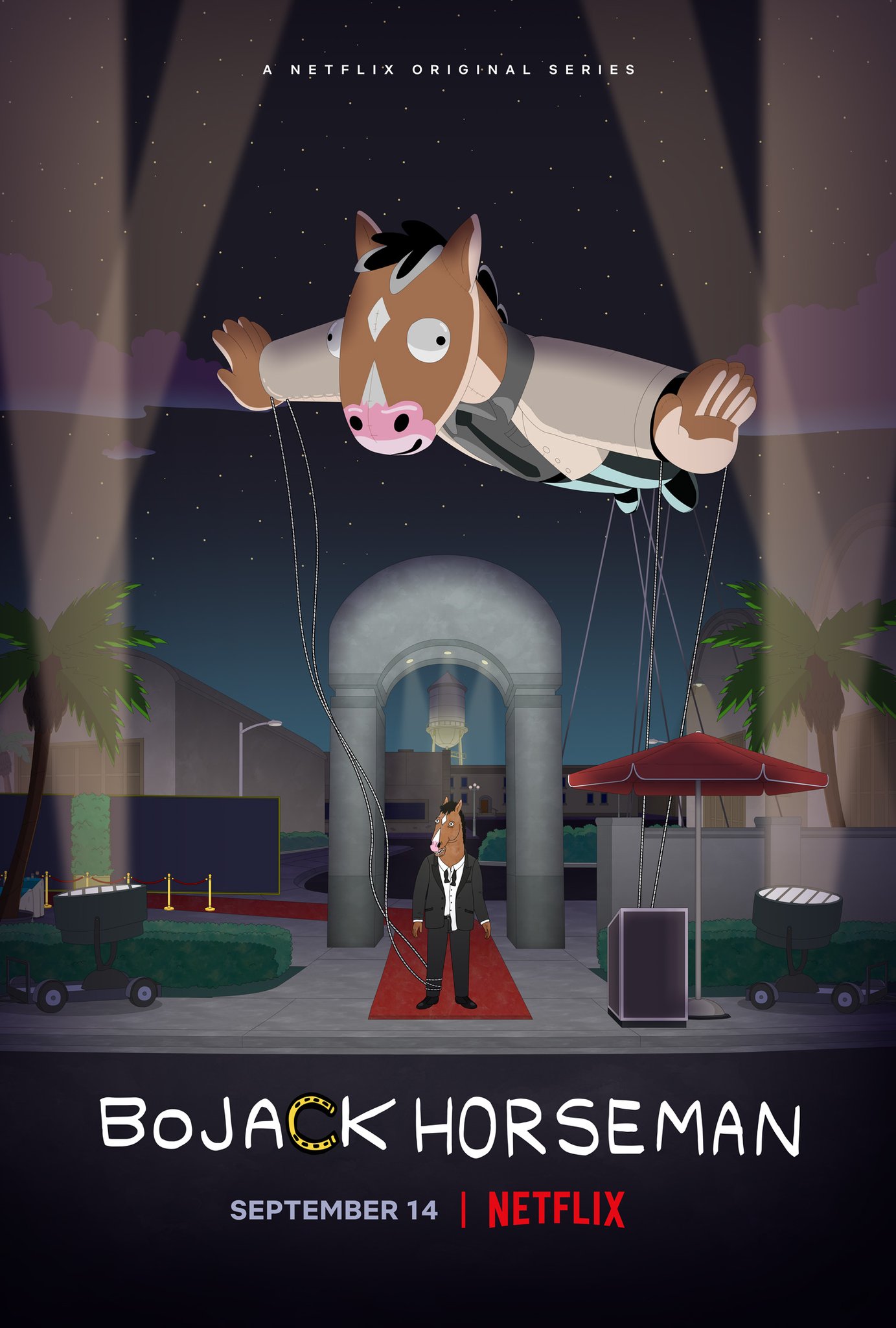 Poster for season five of Netflix show, "BoJack Horseman"