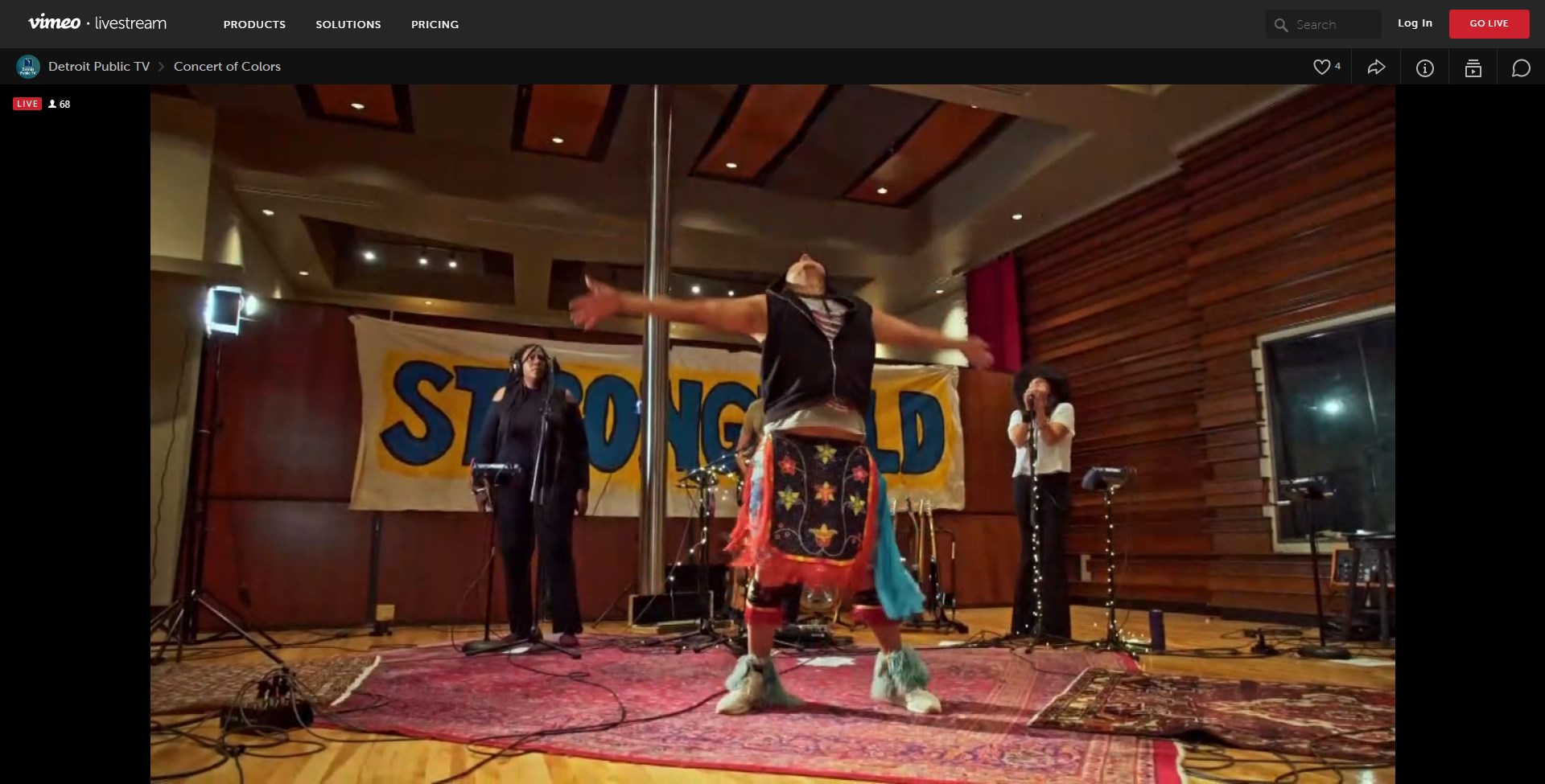 Screenshot of Digging Roots performing at Concert of Colors on PBS, Oct. 8, 2020