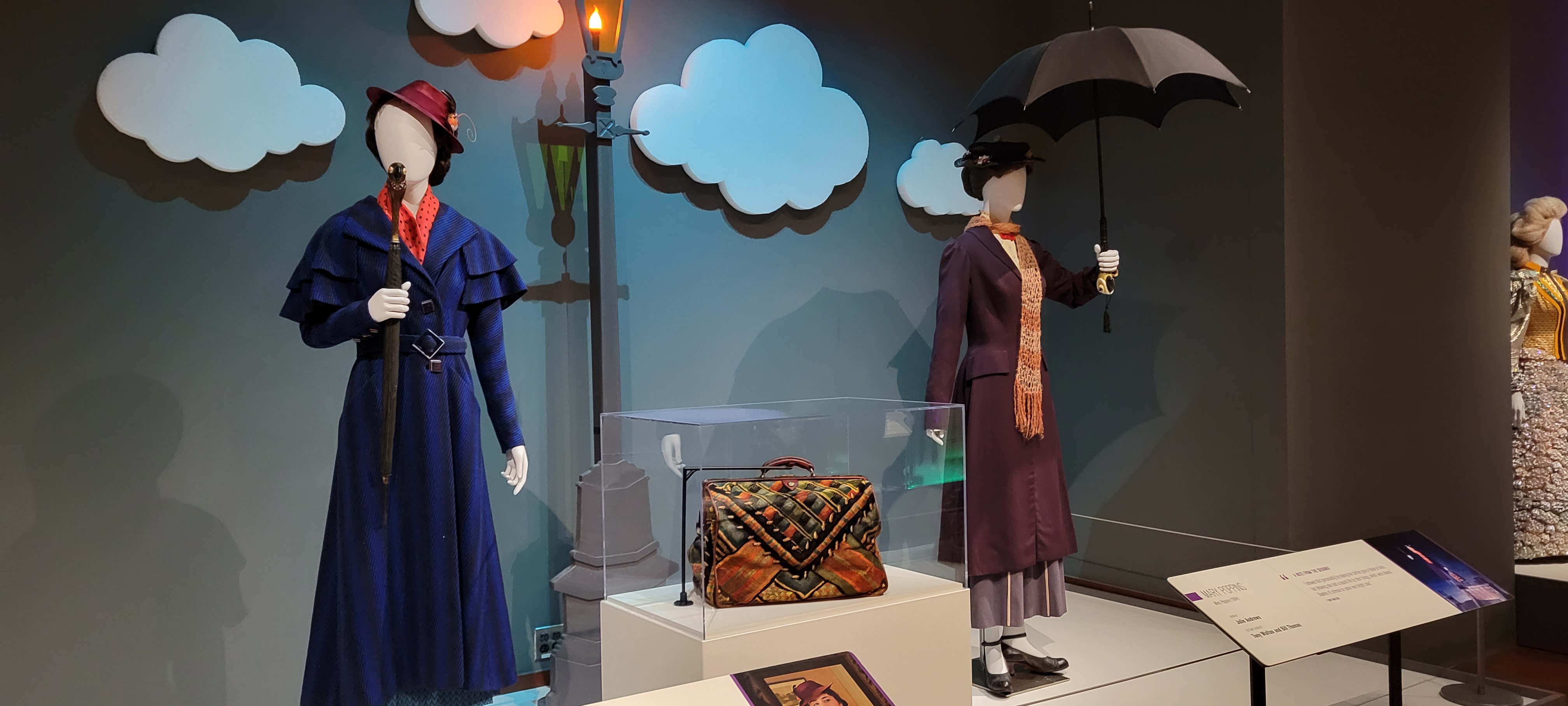 Costumes worn by Julie Andrews in 1964 "Mary Poppins" courtesy The Walt Disney Company