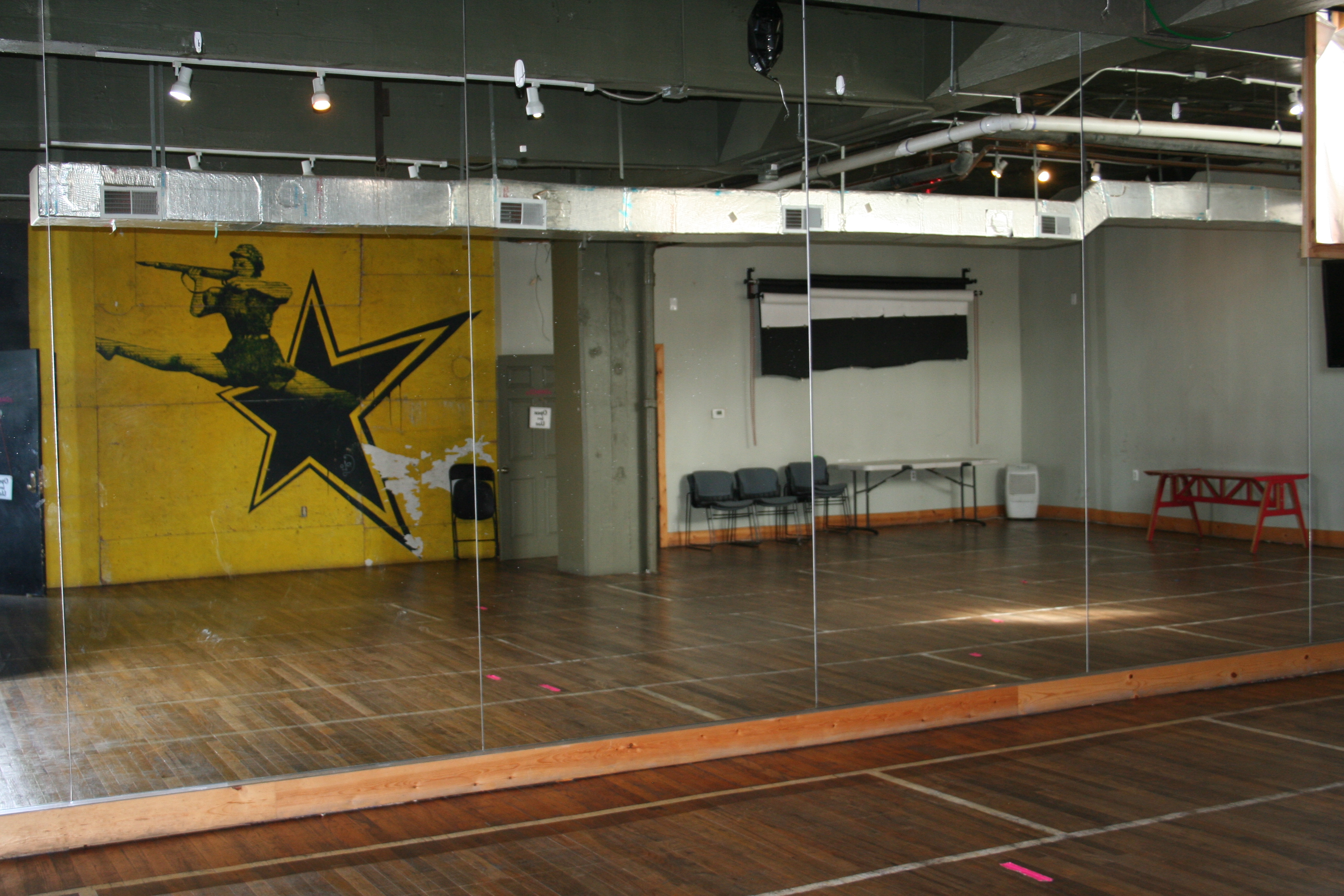 Photograph of Ponyride's dance studio