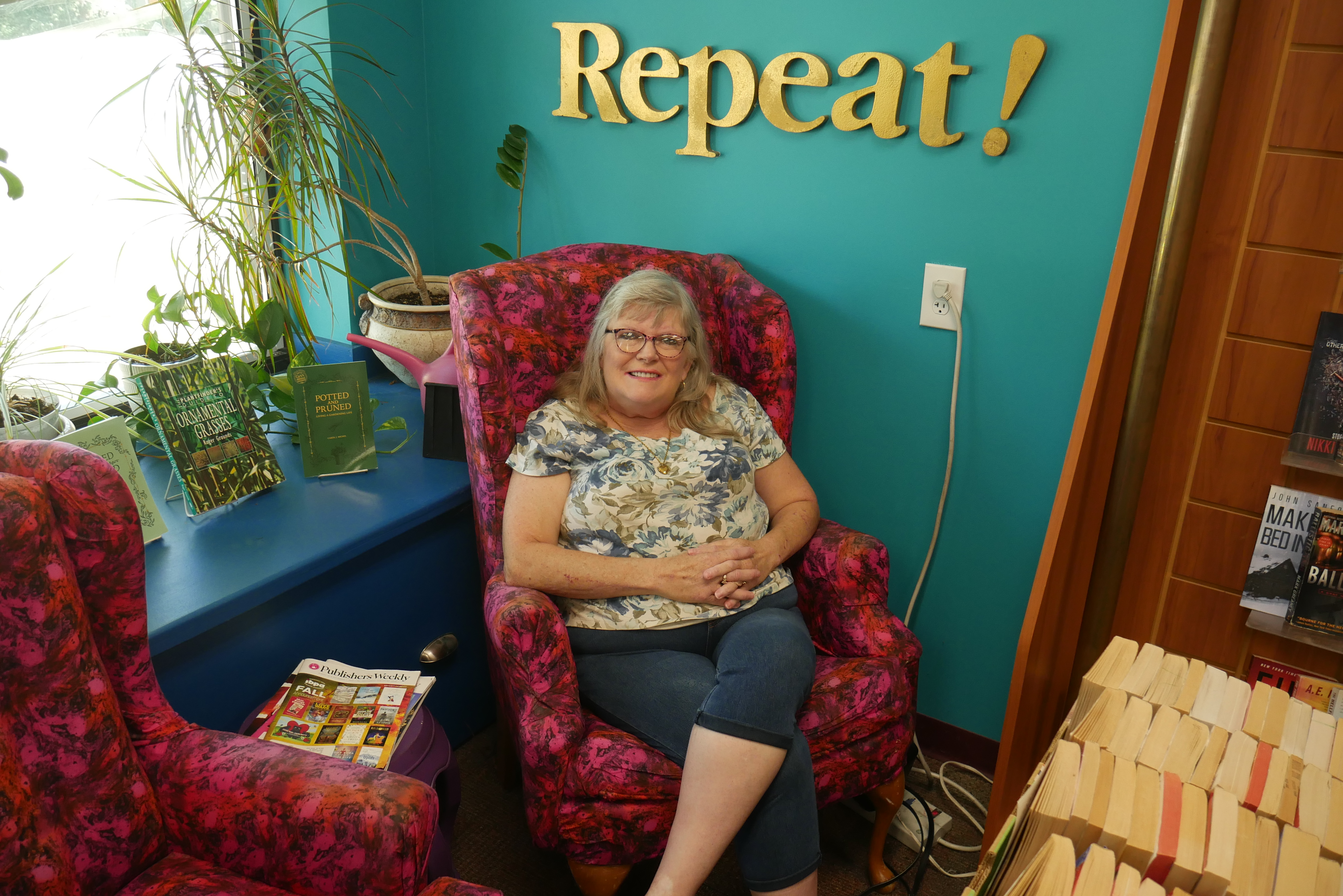 Owner of Another Look Books, Darlene Krogol. Photo by Alex Gray