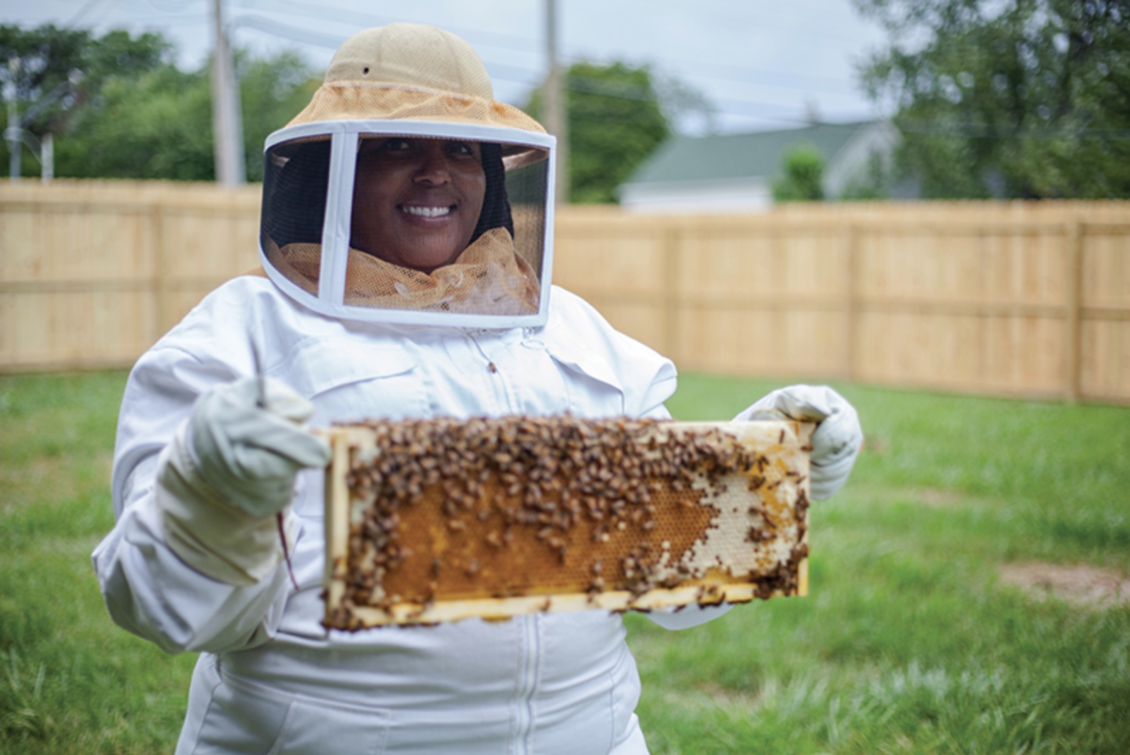 Detroit Hives co-founder Nicole Lindsey. Photo by Timothy Paule