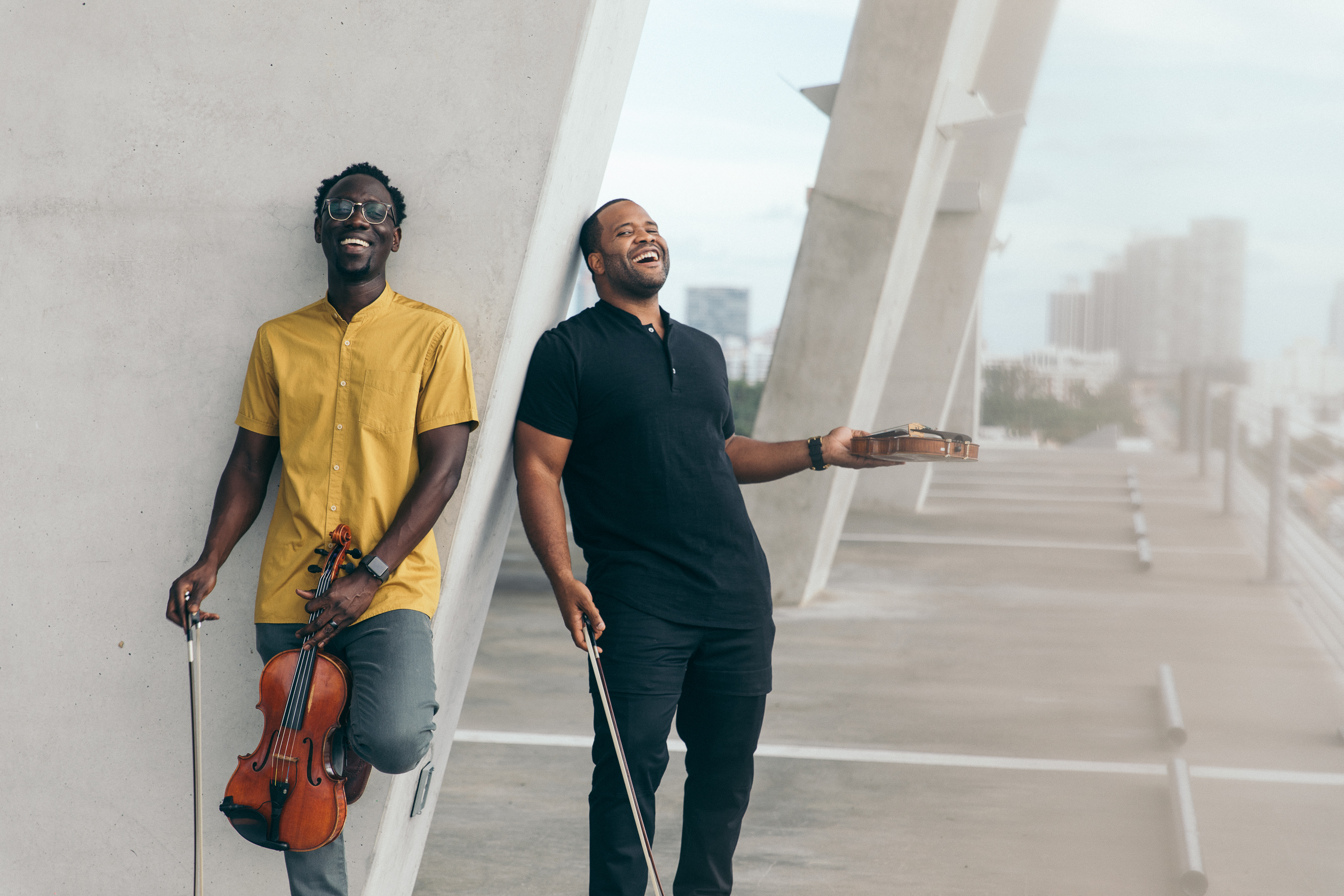 Wil Baptisite and Kev Marcus of Black Violin. Photo credit - Mark Clennon