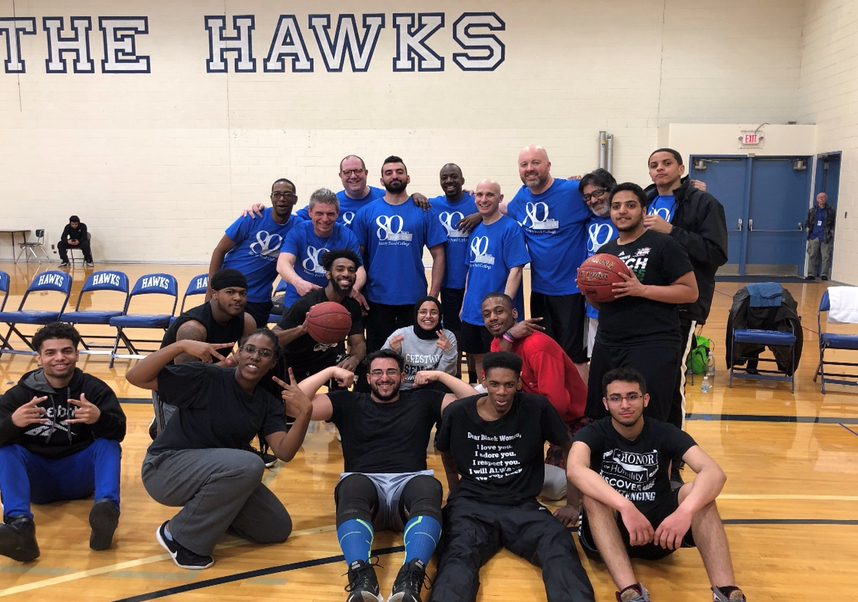 Faculty Student Basketball Fundraiser, April 3, 2019, Henry Ford College photo courtesy Paul Rodgers