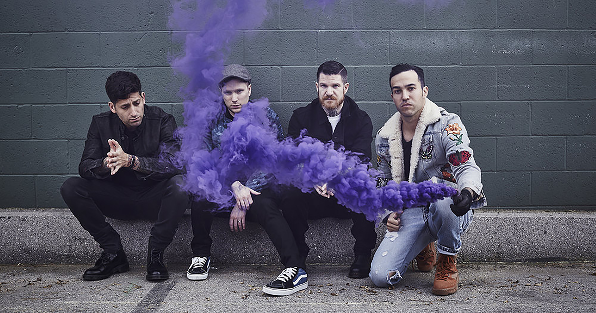 A picture of the Fall Out Boy Band 