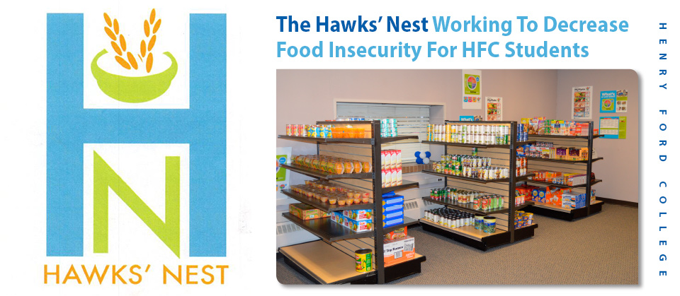 Photo of HFC's Hawk Nest food pantry