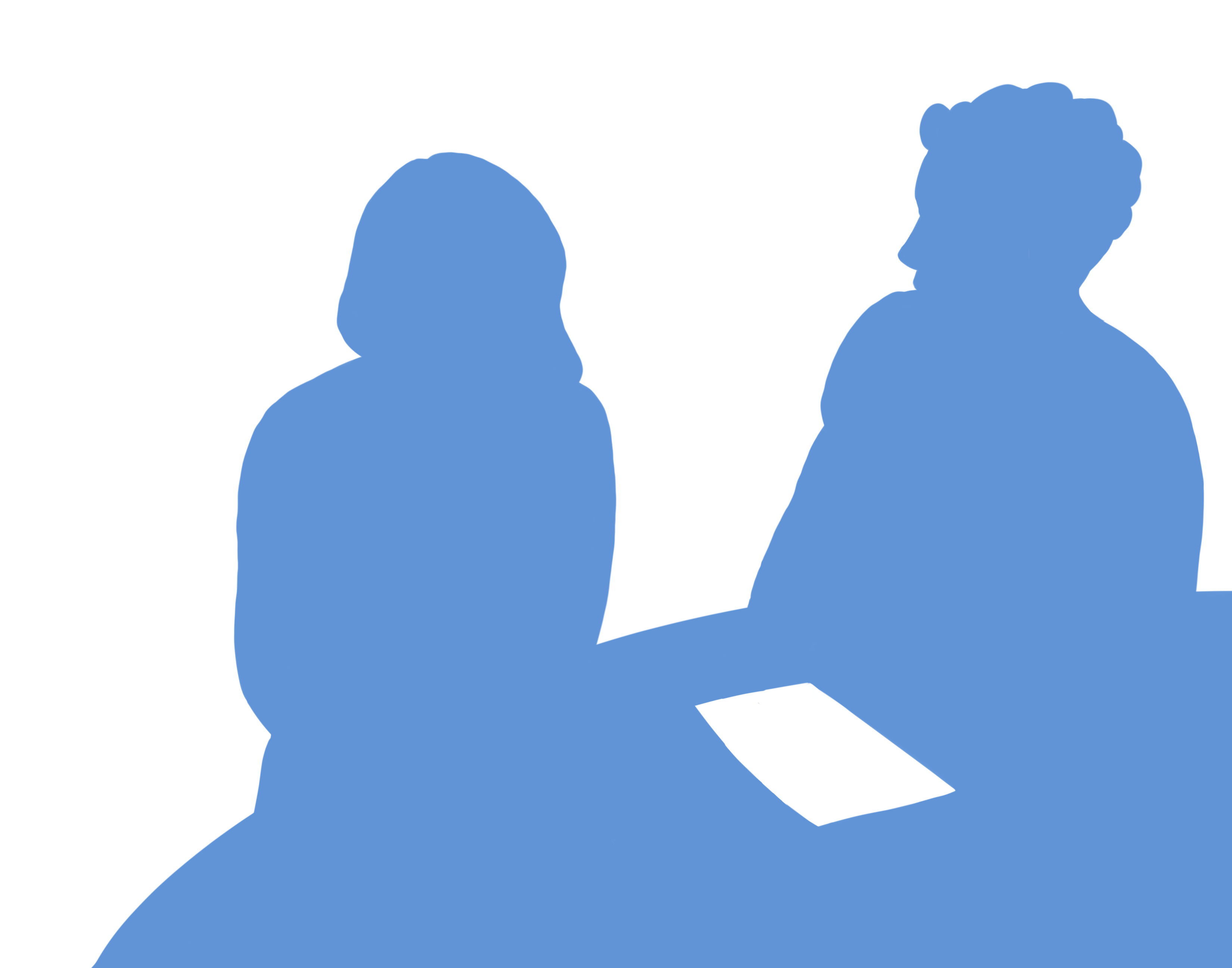 Drawing of Students being tutored Drawing of Students being tutored