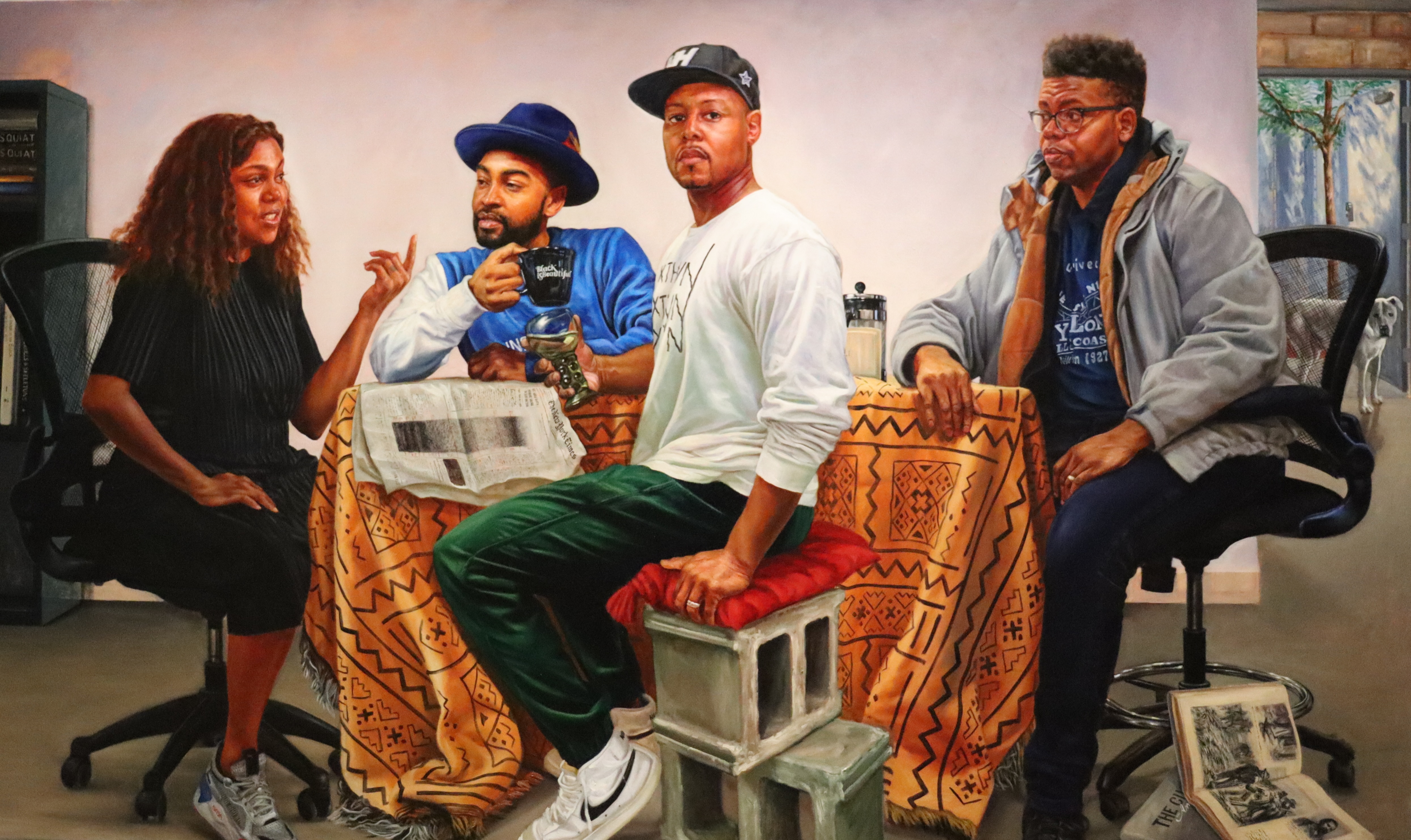 “The Council” (2021) by Mario Moore