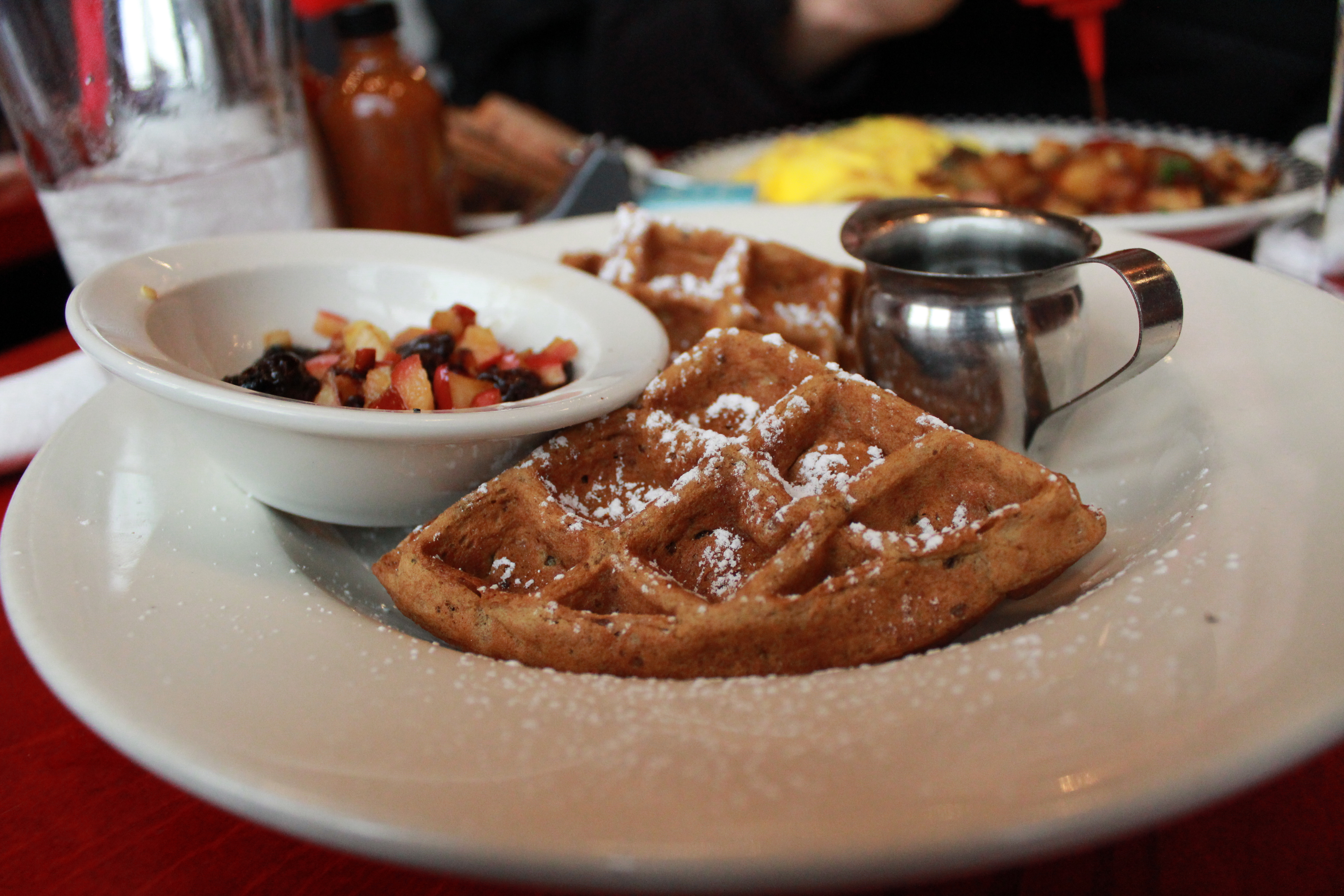 Gingerbread waffles at The Fly Trap  |  Photos by Abby Massucci