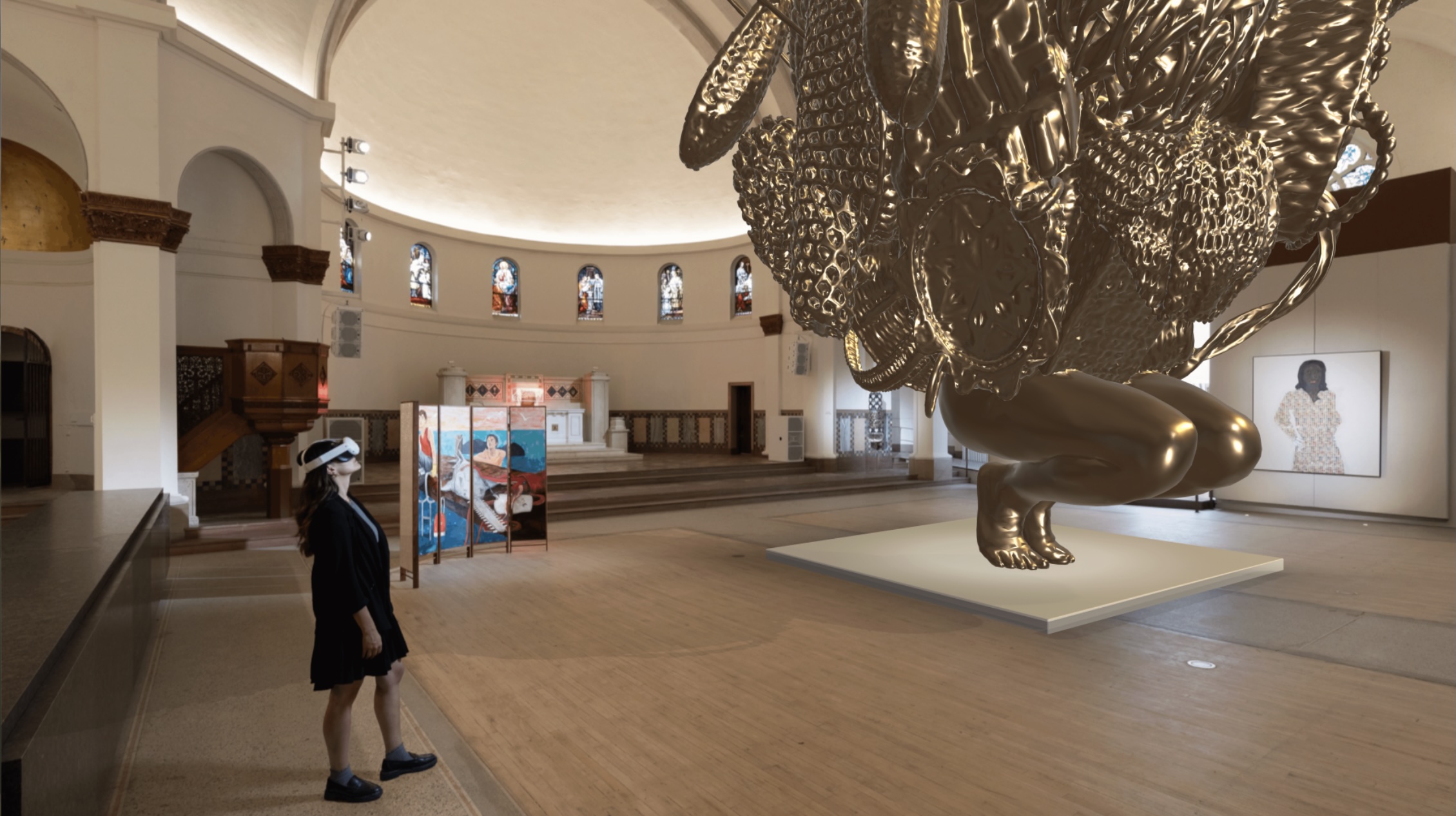 Installation at “Seen/Scene- Artwork from the Jennifer Gilbert Collection.” Photo courtesy of Joseph Tiano Installation at “Seen/Scene- Artwork from the Jennifer Gilbert Collection.” Photo courtesy of Joseph Tiano