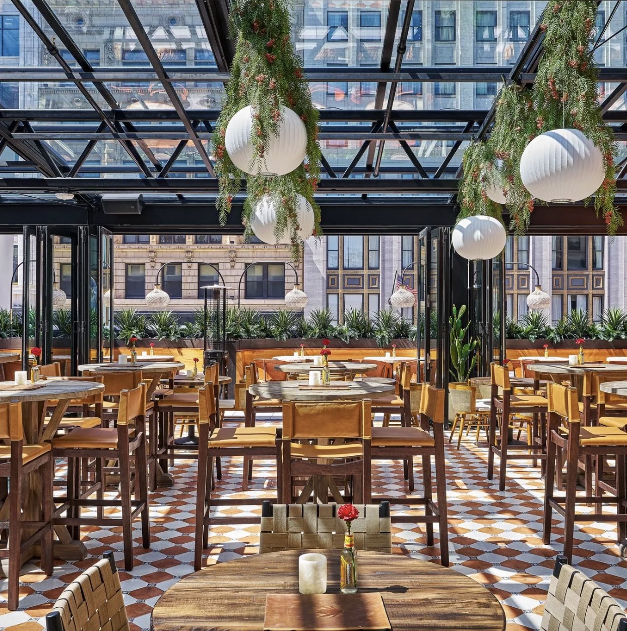 Kamper's Rooftop Lounge, Book Tower, Detroit, MI. Photo courtesy of Eater Detroit
