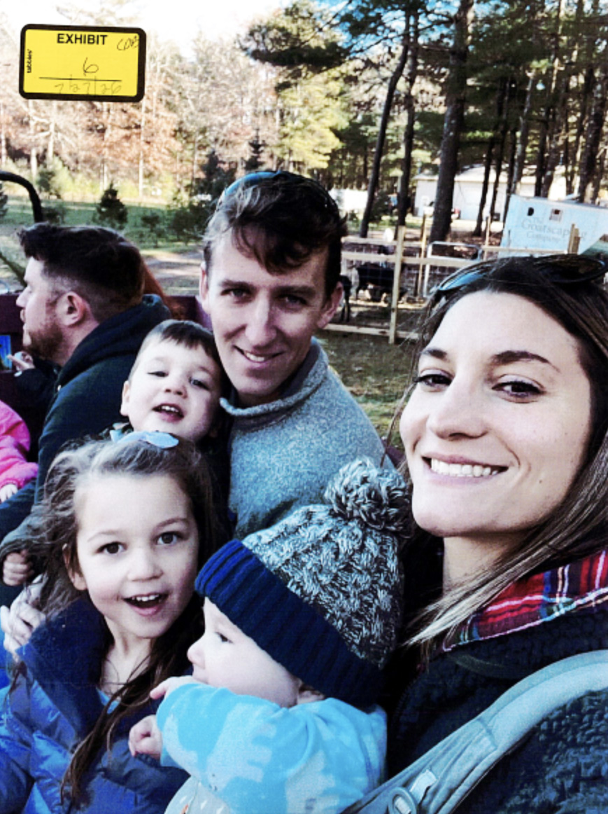 Lindsay and Patrick Clancy with their children Cora, 6, Dawson, 3 and Callan, 8 months. The picture, taken in the fall of 2022. Provided By Plymouth Superior Court Lindsay and Patrick Clancy with their children Cora, 6, Dawson, 3 and Callan, 8 months. The picture, taken in the fall of 2022. Provided By Plymouth Superior Court
