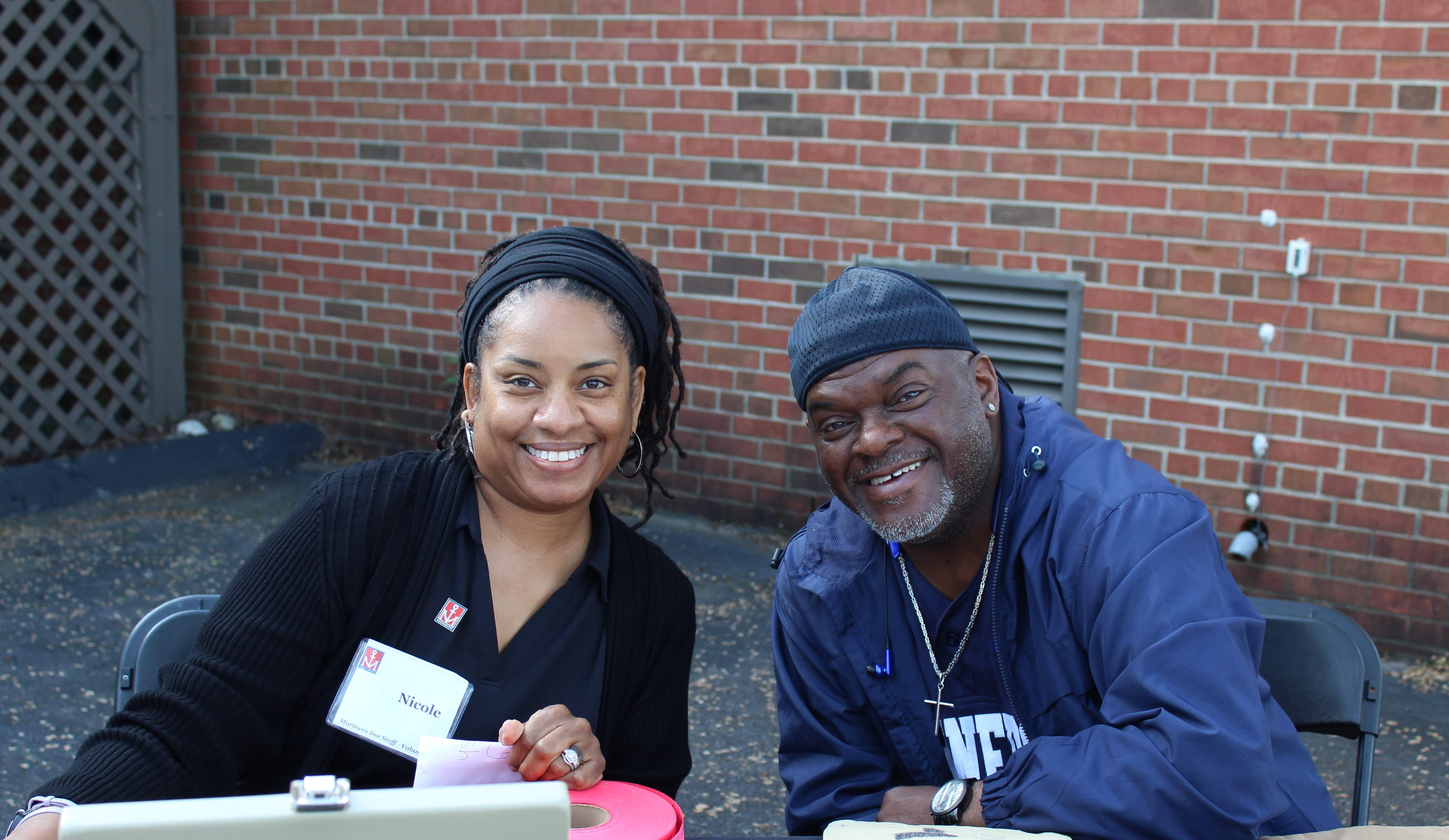 Photo of two Mariners Inn staffmembers