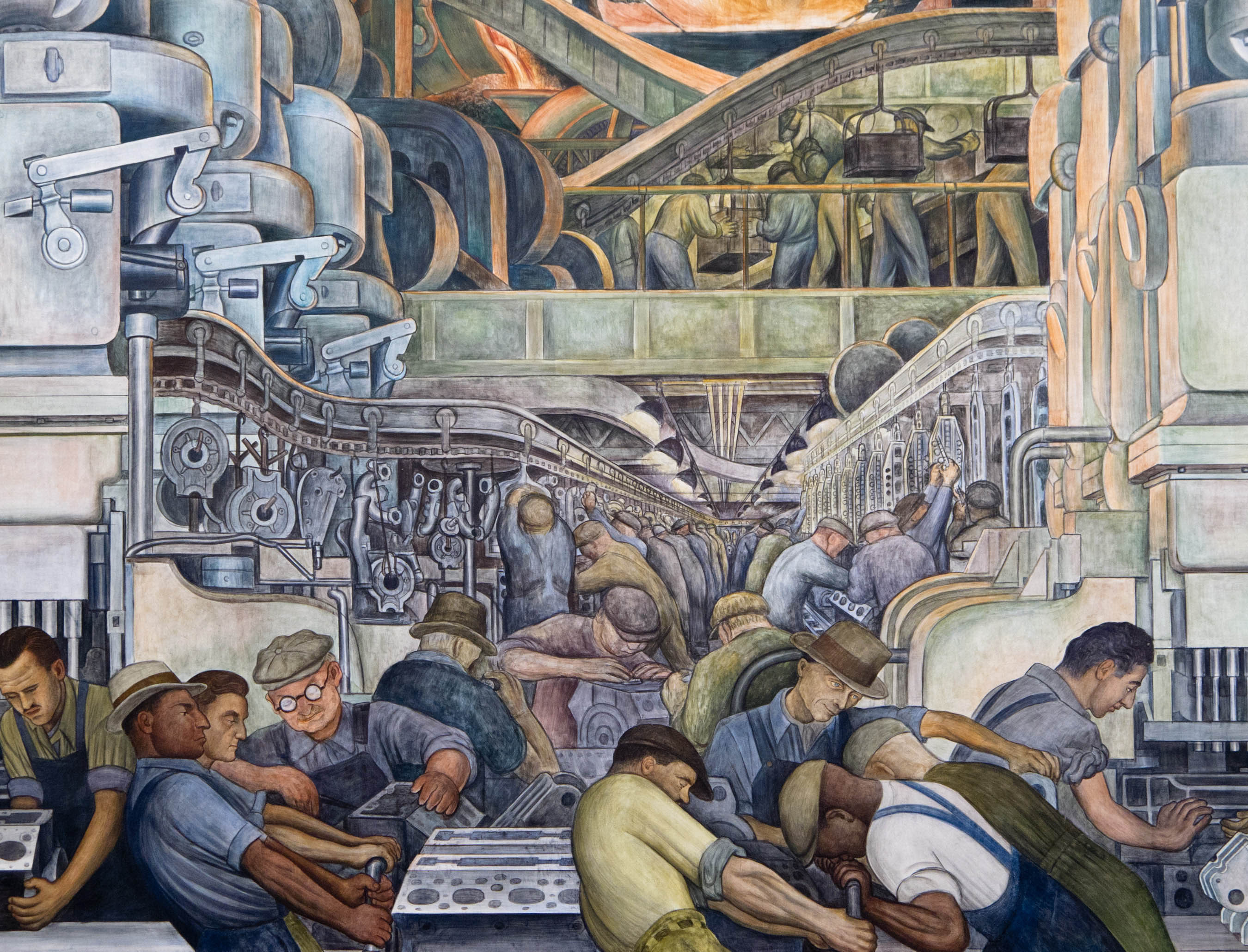 A painting by diego rivera