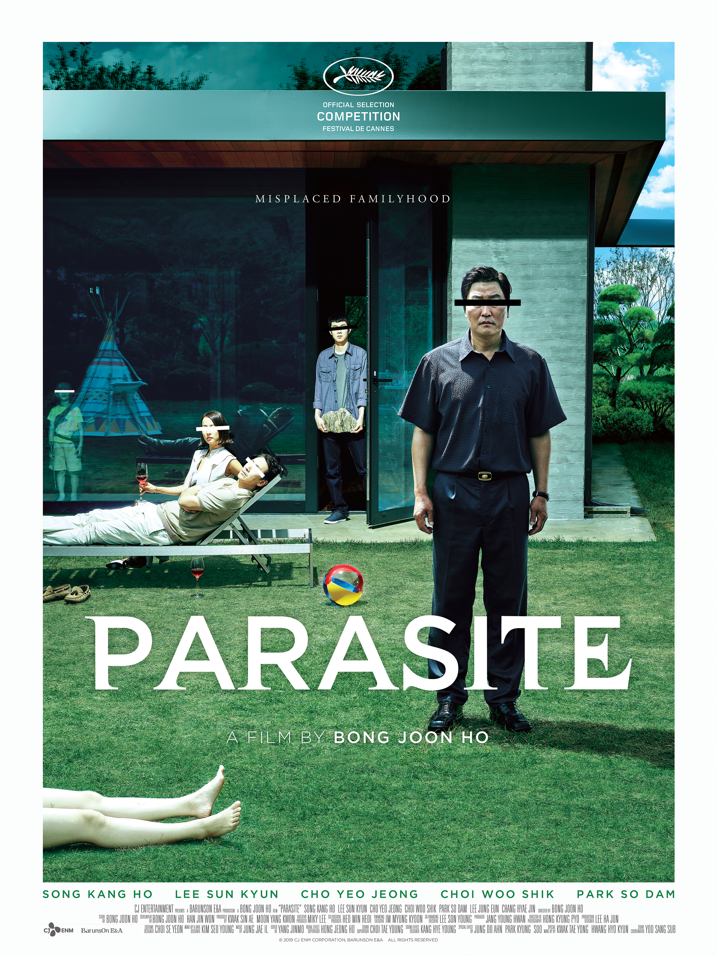 Promotional poster for film "Parasite"