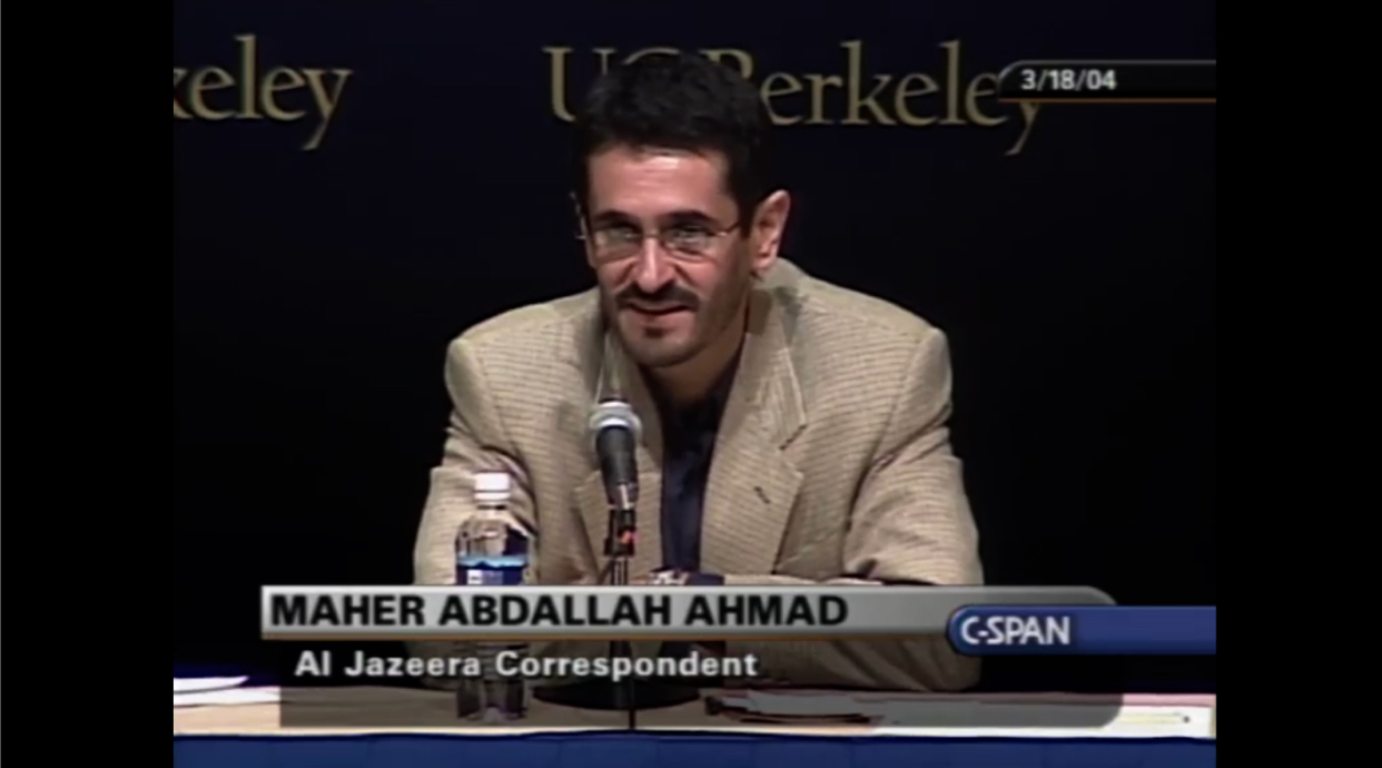 Photo from Abdullah’s take on media coverage of Iraq on C-SPAN Photo from Abdullah’s take on media coverage of Iraq on C-SPAN