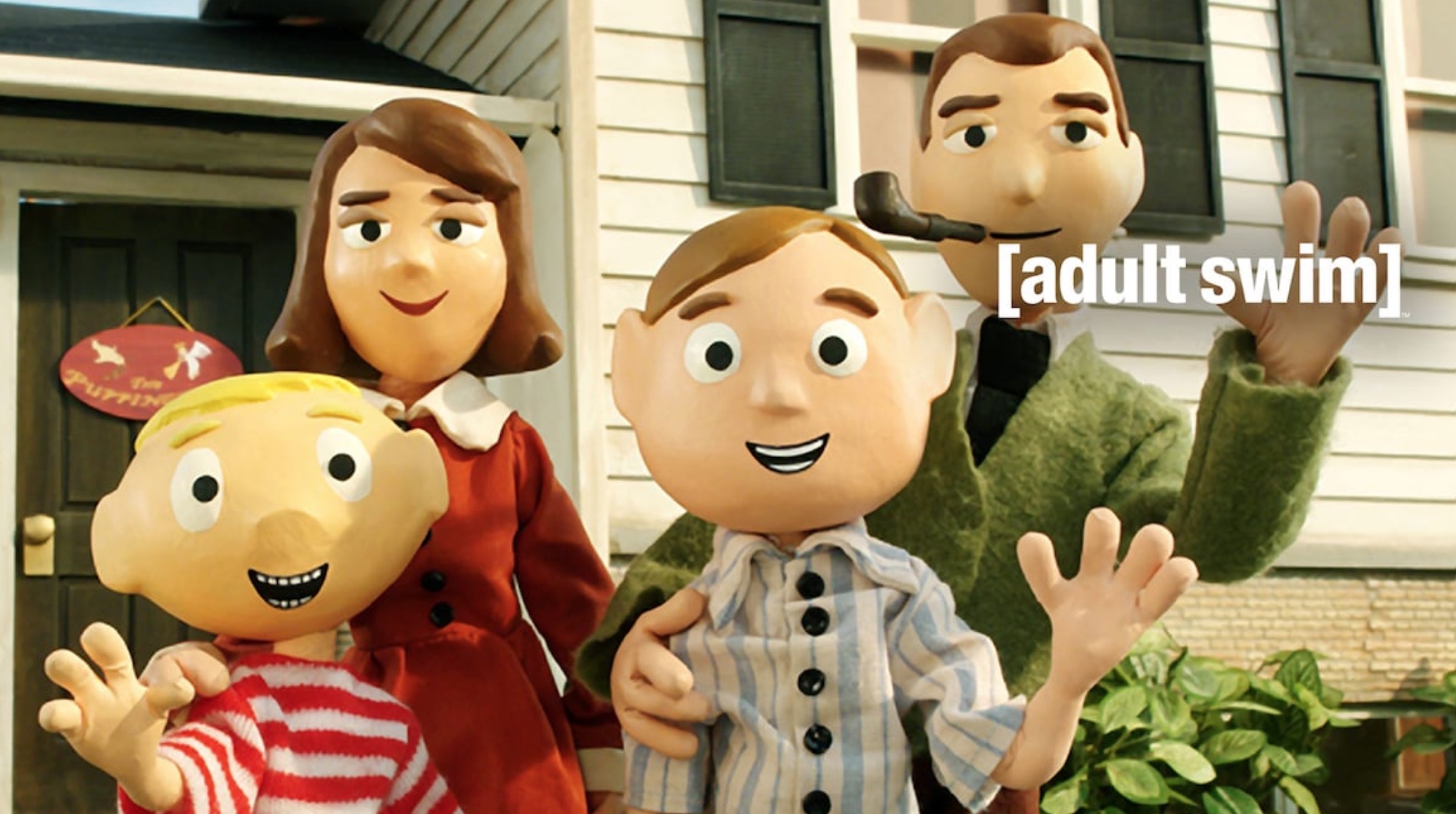 Puppington family in "Moral Orel" image courtesy Adult Swim