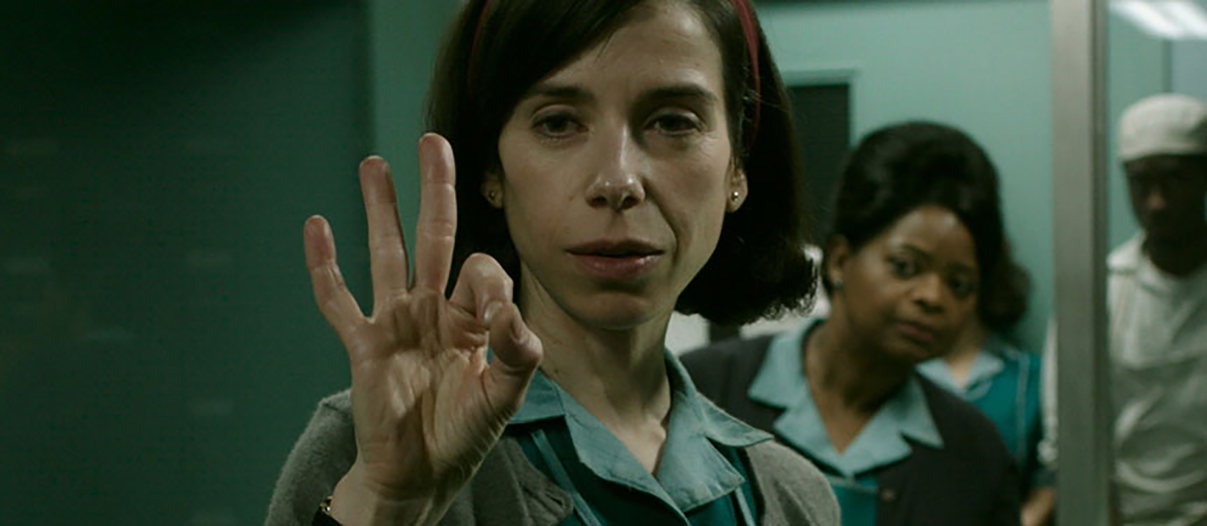 Sally Hawkins as Elisa Esposito in “The Shape of Water”