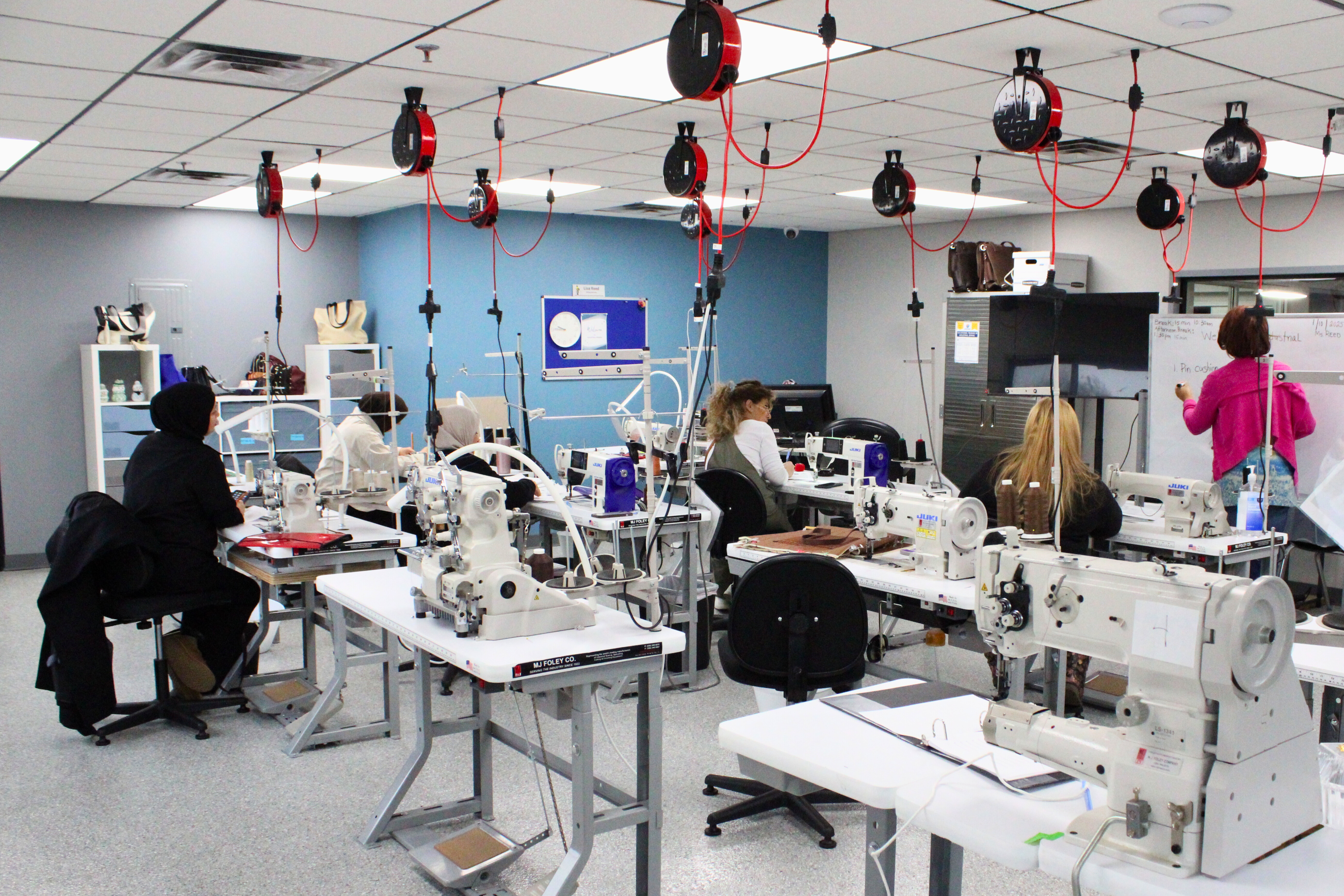 Sewing class at Zaman International Hope for Humanity Center, Inkster, MI. Sewing class at Zaman International Hope for Humanity Center, Inkster, MI.