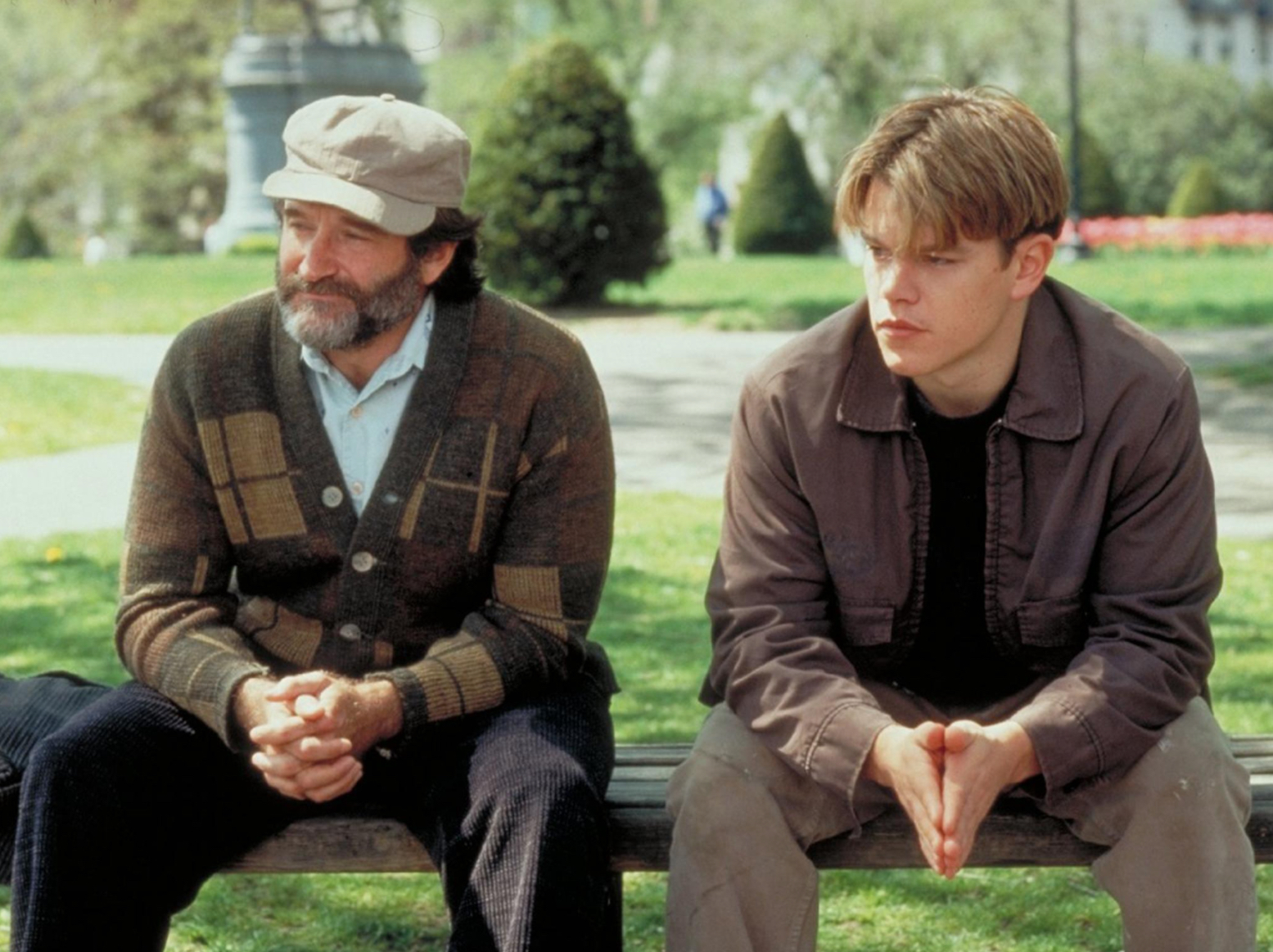 Robin Williams as John Keating in Dead Poet Society courtesy Touchstone Pictures