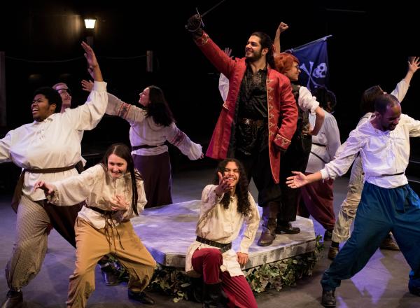 Cast of “Freddy, Mabel, and the Pirate King!” Photo courtesy of HFC Theatre Program