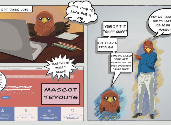 Comic of Chat GPT Taking Jobs by Edgar Gutierrez