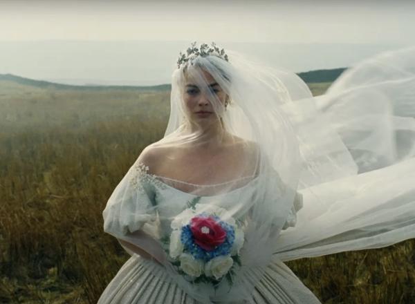 Margot Robbie in "Wuthering Heights." Courtesy of Warner Bros.