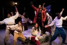 Cast of “Freddy, Mabel, and the Pirate King!” Photo courtesy of HFC Theatre Program