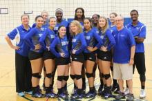 Photograph of Henry Ford College volleyball team