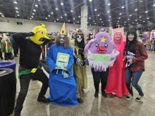 Cosplay of characters from “Adventure Time.” Photo by Holly Collins.