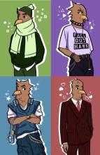 Comic of Hawkster influencers by Madison Gafford and Megan Lambert 