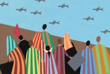 Image of Helen Zughaib's "Syrian Migration"