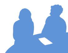 Drawing of Students being tutored 