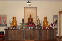 Buddhist shrine at Detroit Zen Center