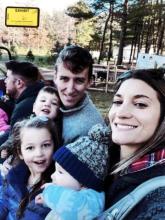 Lindsay and Patrick Clancy with their children Cora, 6, Dawson, 3 and Callan, 8 months. The picture, taken in the fall of 2022. Provided By Plymouth Superior Court