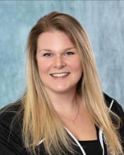 Image shows a headshot of Henry Ford College volleyball coach Shannon Braun